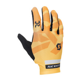 SCOTT Cycling long-finger gloves - RC ENDURANCE LF - orange/black