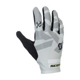 SCOTT Cycling long-finger gloves - RC ENDURANCE LF - grey/black
