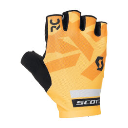 SCOTT Cycling fingerless gloves - RC ENDURANCE SF - orange/black