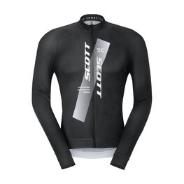 SCOTT Cycling summer long sleeve jersey - RC PRO - black/white