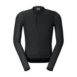 SCOTT Cycling summer long sleeve jersey - PRO - black
