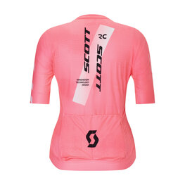 SCOTT Cycling short sleeve jersey - RC PRO W - pink/white