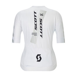 SCOTT Cycling short sleeve jersey - RC PRO W - white/grey