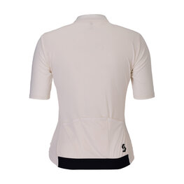 SCOTT Cycling short sleeve jersey - PRO W - white