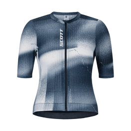 SCOTT Cycling short sleeve jersey - PRO SL W - blue/white