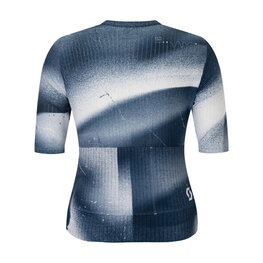 SCOTT Cycling short sleeve jersey - PRO SL W - blue/white