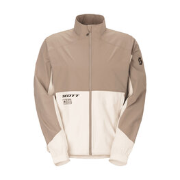 SCOTT waterproof jacket - EXPLORAIR ESCAPE - beige/white