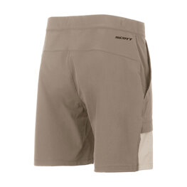 SCOTT Cycling shorts without bib - EXPLORAIR ESCAPE - beige/white