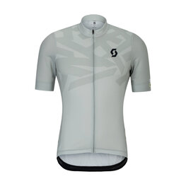 SCOTT Cycling short sleeve jersey - RC ENDURANCE - grey