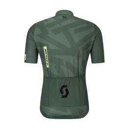 SCOTT Cycling short sleeve jersey - RC ENDURANCE - green