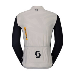 SCOTT Cycling summer long sleeve jersey - RC ENDURANCE - white/black
