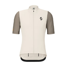 SCOTT Cycling short sleeve jersey - ENDURANCE - white/grey