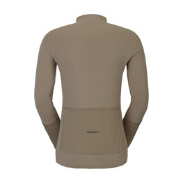 SCOTT Cycling summer long sleeve jersey - ENDURANCE - beige