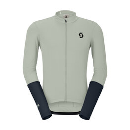 SCOTT Cycling summer long sleeve jersey - ENDURANCE - grey/blue