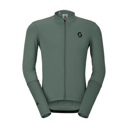 SCOTT Cycling summer long sleeve jersey - ENDURANCE - green