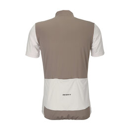 SCOTT Cycling short sleeve jersey - ENDURANCE LT - white/grey