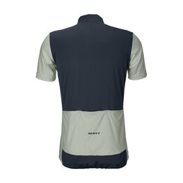 SCOTT Cycling short sleeve jersey - ENDURANCE LT - grey/blue