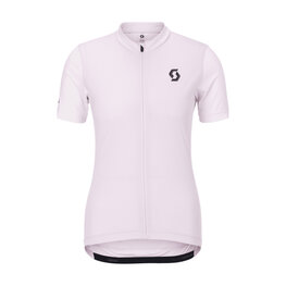 SCOTT Cycling short sleeve jersey - ENDURANCE W - pink/white