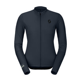 SCOTT Cycling summer long sleeve jersey - ENDURANCE W - blue