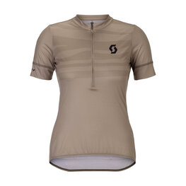 SCOTT Cycling short sleeve jersey - ENDURANCE LT W - grey