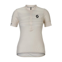 SCOTT Cycling short sleeve jersey - ENDURANCE LT W - white