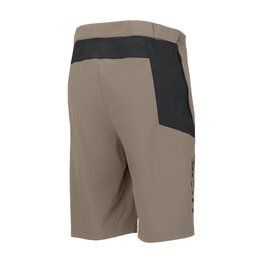 SCOTT Cycling shorts without bib - VERTIC LT W/PAD - beige/black