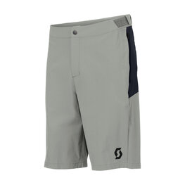 SCOTT Cycling shorts without bib - VERTIC LT W/PAD - grey/blue