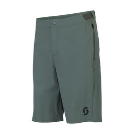 SCOTT Cycling shorts without bib - VERTIC LT W/PAD - green