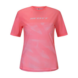 SCOTT Cycling short sleeve t-shirt - VERTIC LT SS - pink