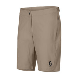 SCOTT Cycling shorts without bib - VERTIC LT W/PAD W - beige