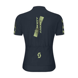 SCOTT Cycling short sleeve jersey - JUNIOR - blue/yellow