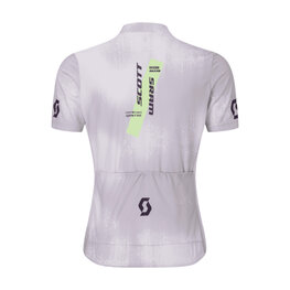 SCOTT Cycling short sleeve jersey - JUNIOR - purple/yellow