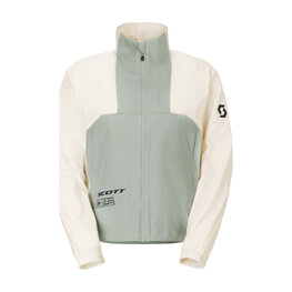 SCOTT waterproof jacket - EXPLORAIR ESCAPE W - white/green