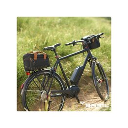 BASIL Cycling bag - MILES TRUNKBAG - black/grey