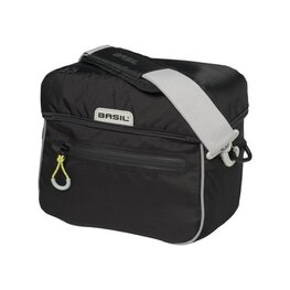 BASIL Cycling bag - MILES HANDLEBAR BAG - black/yellow