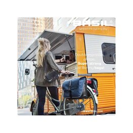 BASIL Cycling bag - FORTE BOUBLE BAG - black