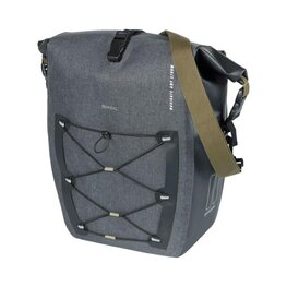 BASIL Cycling bag - NAVIGATOR STORM L - grey/black
