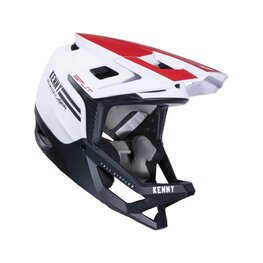 KENNY Cycling helmet - SPLIT - white/red