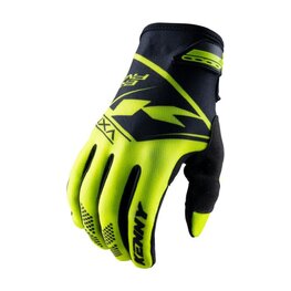 KENNY Cycling long-finger gloves - BRAVE KID - yellow