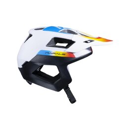 KENNY Cycling helmet - RAFALE - white/yellow/red/blue
