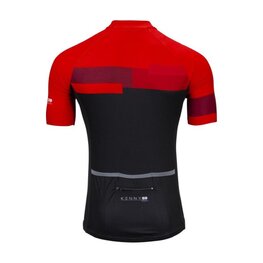 KENNY Cycling short sleeve jersey - TECH SUMMER - red/black