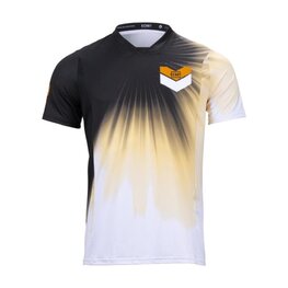 KENNY Cycling short sleeve jersey - INDY - yellow/black