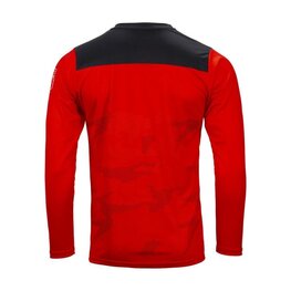 KENNY Cycling summer long sleeve jersey - ELITE - red