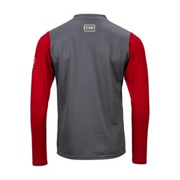 KENNY Cycling summer long sleeve jersey - PROLIGHT - red/grey