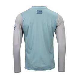 KENNY Cycling summer long sleeve jersey - PROLIGHT - light blue/grey