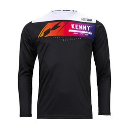 KENNY Cycling summer long sleeve jersey - ELITE KID - black
