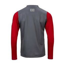 KENNY Cycling summer long sleeve jersey - PROLIGHT KID - red/grey