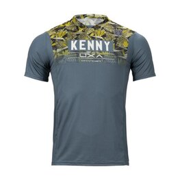 KENNY Cycling short sleeve jersey - CHARGER - yellow/grey