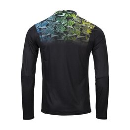 KENNY Cycling summer long sleeve jersey - CHARGER - blue/green/black