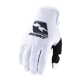 KENNY Cycling long-finger gloves - GLOVES RACE - white